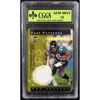 Fred Taylor 2001 Upper Deck NFL Legends Past Patterns #PP-FT CGGS 10 Gem Mint