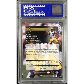 Kurt Warner 2000 Collectors Edge Uncirculated Card #144 PSA 9 Mint /5000