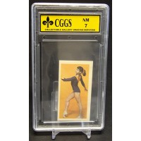 Nadia Comaneci 1979 Brooke Bond Olympic Greats Card #19 CGGS 7 Near Mint
