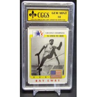 Ray Ewry 1983 Topps History's Greatest Olympians Multi-Sport Card #22 CGGS 10