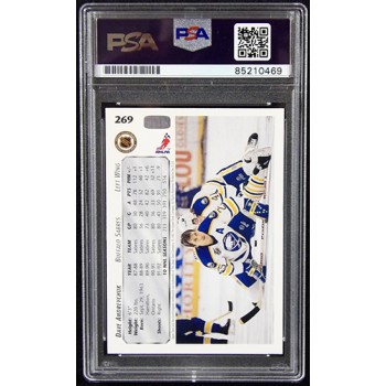 Dave Andreychuk Sabres Signed 1992-93 Upper Deck Card #269 PSA Authenticated