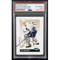 Dave Andreychuk Maple Leafs Signed 1994-95 Parkhurst Card #V89 PSA Authenticated