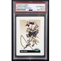 Jason Arnott Oilers Signed 1994-95 Parkhurst Vintage Card #V84 PSA Authentic