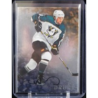 Ted Drury Anaheim Ducks Signed 1998-99 In The Game Be A Player Silver Card #5