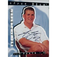 Adam Foote Signed Upper Deck 1994-95 Be A Player Hockey Card #2