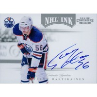 Teemu Hartikainen Oilers Signed 2011-12 Panini Contenders NHL Ink Card #20