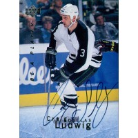 Craig Ludwig Dallas Stars Signed 1995-96 Upper Deck Hockey Card #S128