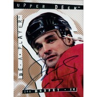 Joe Murphy Signed 1994-95 Upper Deck Be A Player Hockey Card #87