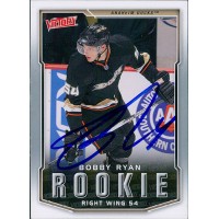 Bobby Ryan Anaheim Ducks Signed 2007-08 UD Victory Card #298 JSA Authenticated