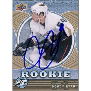 Bobby Ryan Anaheim Ducks Signed 2007-08 Upper Deck Card #101 JSA Authenticated