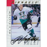 Ruslan Salei Anaheim Mighty Ducks Signed 1997-98 Pinnacle Be A Player Card #124