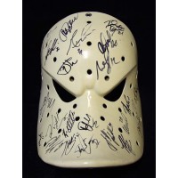 Anaheim Mighty Ducks 1999-2000 Team Signed Wild Wing Mask JSA Authenticated