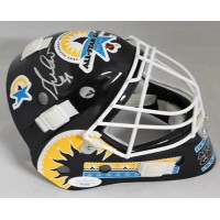 Guy Hebert Signed 1997 San Jose All-Star Mini Helmet JSA Authenticated