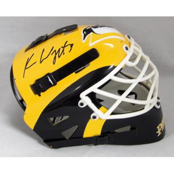 Ken Wregget Pittsburgh Penguins Signed Mini Helmet JSA Authenticated