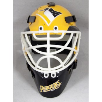 Ken Wregget Pittsburgh Penguins Signed Mini Helmet JSA Authenticated