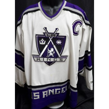 Rob Blake Los Angeles Kings Signed Replica Jersey JSA Authenticated Stained