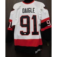 Alexandre Daigle Signed Ottawa Senators CCM Jersey Size 48 JSA Authenticated