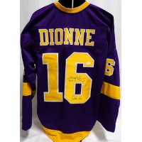 Marcel Dionne Signed Los Angeles Kings Custom Jersey JSA Authenticated No Card
