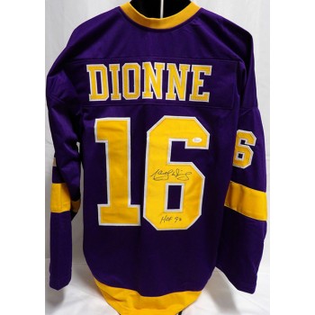 Marcel Dionne Signed Los Angeles Kings Custom Jersey JSA Authenticated No Card