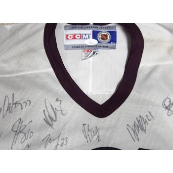 Anaheim Mighty Ducks 2002-03 Team Signed Replica Jersey JSA Authenticated