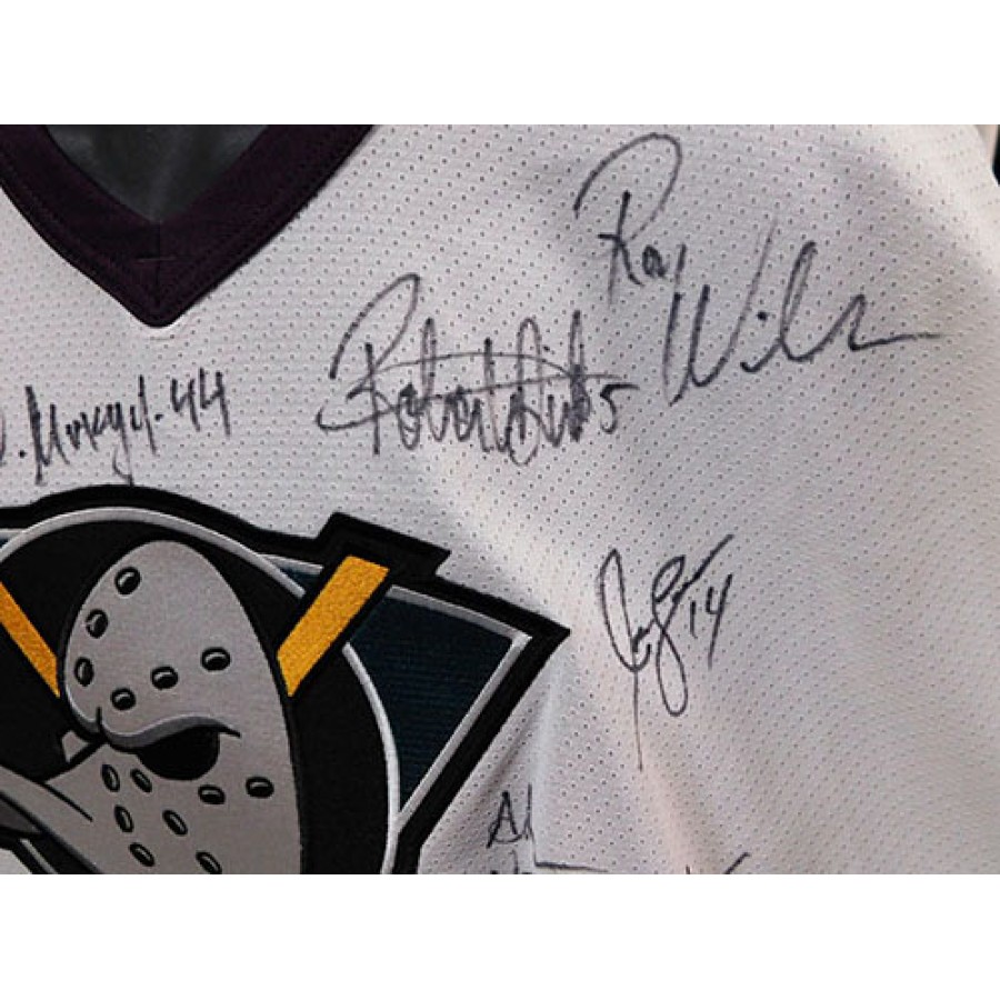 mighty ducks signed jersey