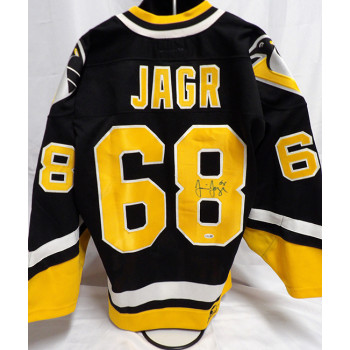 Jaromir Jagr Pittsburgh Penguins Signed Starter Authentic Jersey JSA Authentic