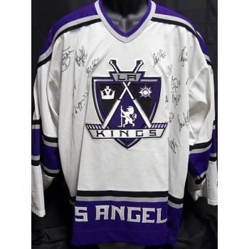 Los Angeles Kings 1999-2000 Team Signed Replica Jersey JSA Authenticated