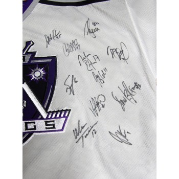 Los Angeles Kings 1999-2000 Team Signed Replica Jersey JSA Authenticated