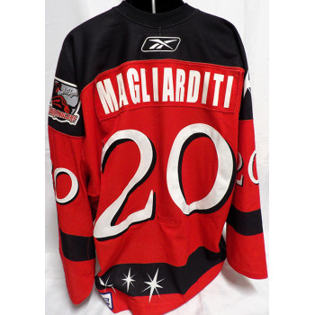 Marc Magliarditi Signed Las Vegas Wranglers Authentic Reebok Jersey JSA Authen