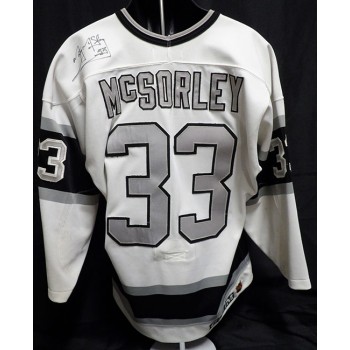 Marty McSorley Signed Los Angeles Kings CCM Authentic Jersey JSA Authenticated
