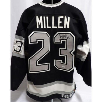Corey Millen Signed Los Angeles Kings CCM Authentic Jersey JSA Authenticated