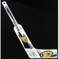 Jonathan Bernier Anaheim Ducks Signed Mini Hockey Stick JSA Authenticated