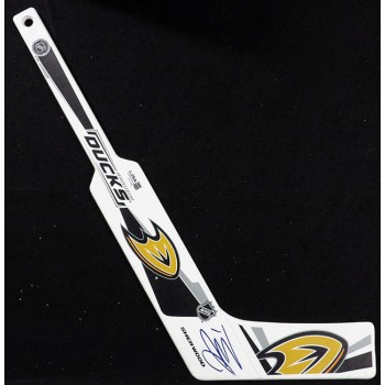 Jonathan Bernier Anaheim Ducks Signed Mini Hockey Stick JSA Authenticated
