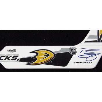 Jonathan Bernier Anaheim Ducks Signed Mini Hockey Stick JSA Authenticated