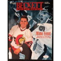 Radek Bonk Ottawa Senators Signed Beckett Magazine JSA Authenticated