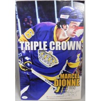 Marcel Dionne Los Angeles Kings Signed 10x16 Table Book Sign JSA Authenticated