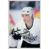 Mike Donnelly Los Angeles Kings Signed 4x6 Postcard JSA Authenticated