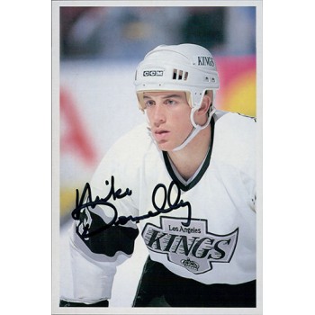 Mike Donnelly Los Angeles Kings Signed 4x6 Postcard JSA Authenticated