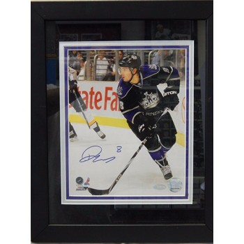Drew Doughty Los Angeles Kings Signed 8x10 Framed Photo Steiner Authenticated