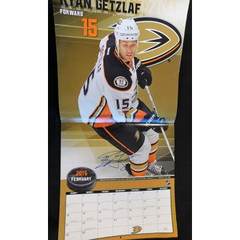 Anaheim Ducks Signed 2016 Calendar Getzlaf Perry Fowler JSA Authenticated (DMG)