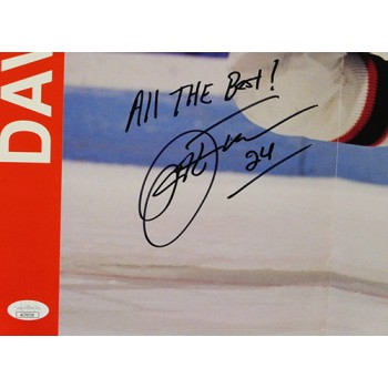 David Emma New Jersey Devils Signed 16.5x21.5 Folded Poster JSA Authenticated