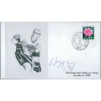 Wayne Gretzky Signed The Great One's Debut as a King Cachet JSA Authenticated