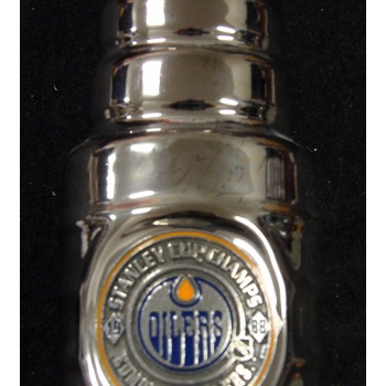 Wayne Gretzky Signed 1987 Mini Stanley Cup Trophy UDA Authenticated /250 Faded
