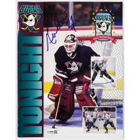 Guy Hebert Anaheim Mighty Ducks Signed Tonight Program JSA Authenticated