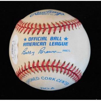 Gordie Howe Signed MLB Official American League Baseball JSA Authenticated