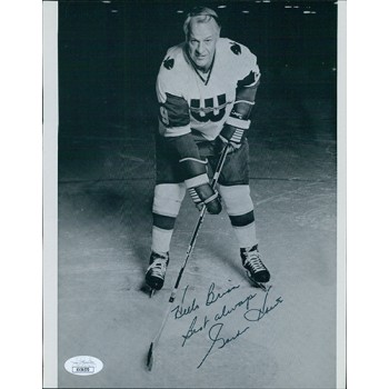 Gordie Howe Hartford Whalers Signed 7.5x10 Magazine Page Photo JSA Authenticated