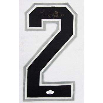 Luc Robitaille Los Angeles Kings Signed Black Jersey Number JSA Authenticated