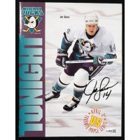 Joe Sacco Anaheim Mighty Ducks Signed Tonight Program JSA Authenticated