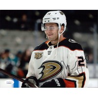 Pontus Aberg Anaheim Ducks Signed 8x10 Matte Photo JSA Authenticated