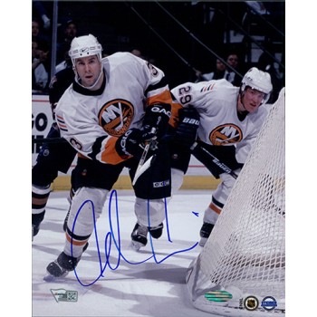 Adrian Aucoin New York Islanders Signed 8x10 Glossy Photo Steiner Authenticated